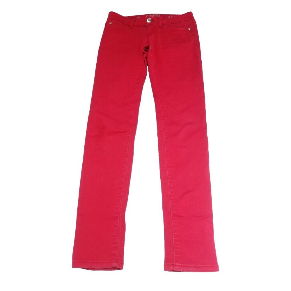Celebrity Pink Womens Skinny Jeans Twill Low-Rise Size 1 Pink Stretch CJ5820F57